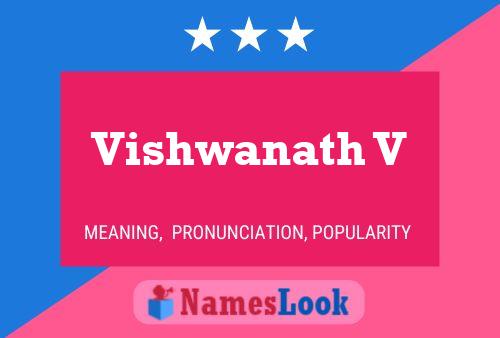 Póster del nombre Vishwanath V