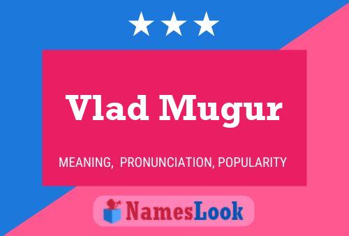 Póster del nombre Vlad Mugur