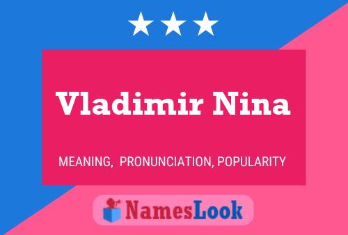 Póster del nombre Vladimir Nina