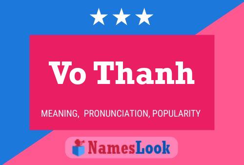 Póster del nombre Vo Thanh