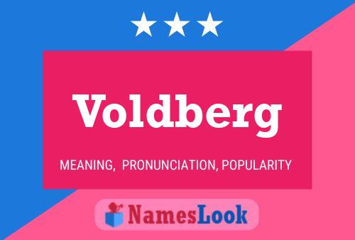 Póster del nombre Voldberg