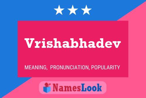 Póster del nombre Vrishabhadev