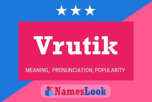 Póster del nombre Vrutik