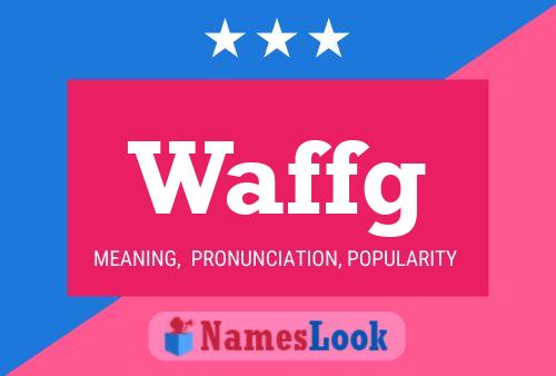 Póster del nombre Waffg