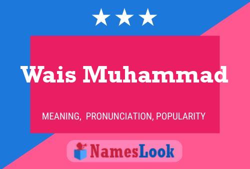 Póster del nombre Wais Muhammad