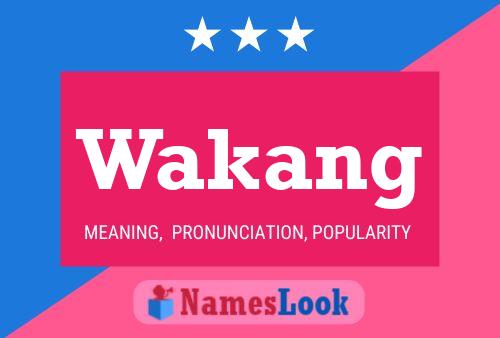 Póster del nombre Wakang