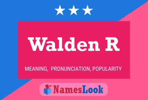 Póster del nombre Walden R