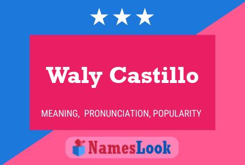 Póster del nombre Waly Castillo