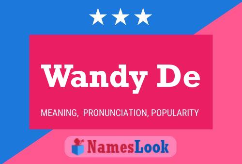 Póster del nombre Wandy De