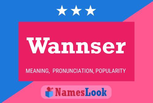 Póster del nombre Wannser