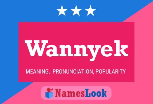 Póster del nombre Wannyek