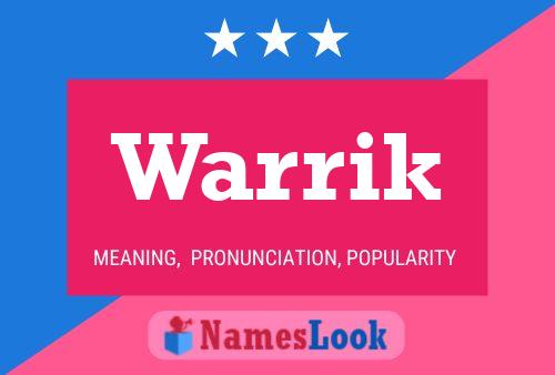 Póster del nombre Warrik