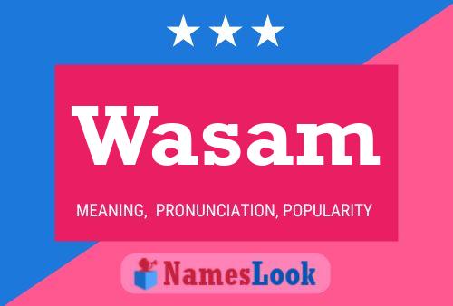 Póster del nombre Wasam