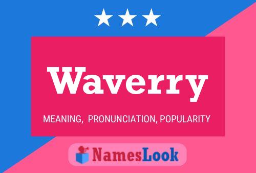 Póster del nombre Waverry