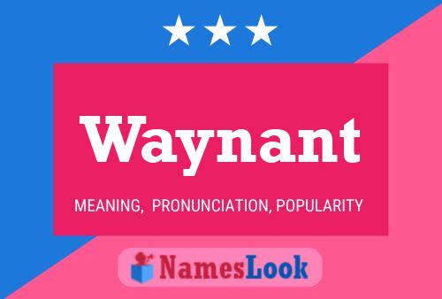 Póster del nombre Waynant