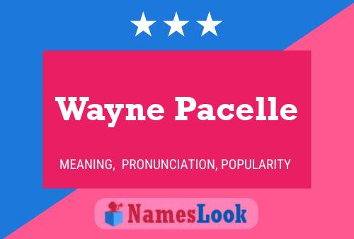 Póster del nombre Wayne Pacelle