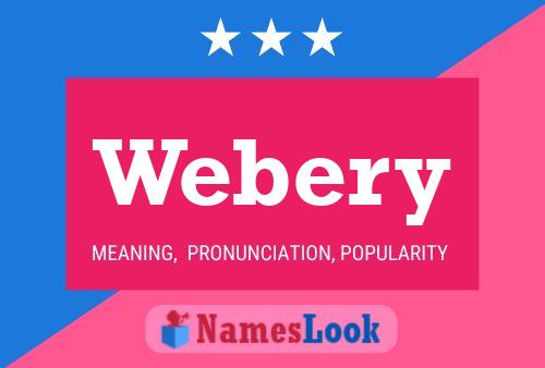 Póster del nombre Webery