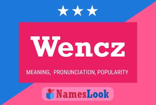 Póster del nombre Wencz