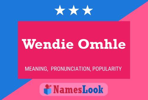 Póster del nombre Wendie Omhle