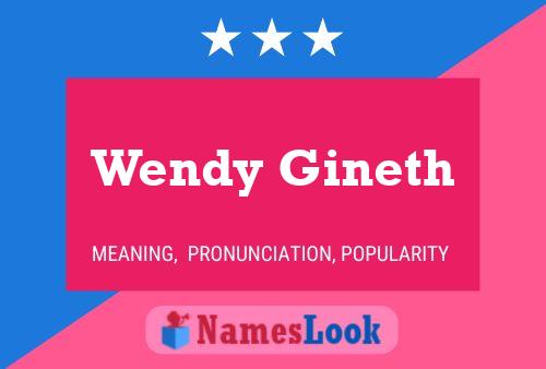 Póster del nombre Wendy Gineth