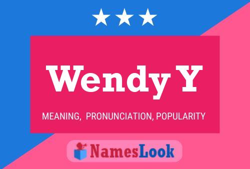 Póster del nombre Wendy Y