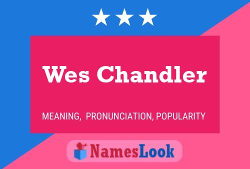 Póster del nombre Wes Chandler