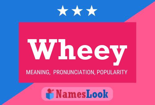 Póster del nombre Wheey