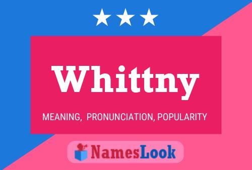 Póster del nombre Whittny