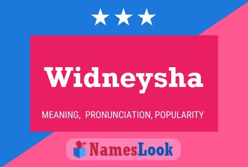 Póster del nombre Widneysha