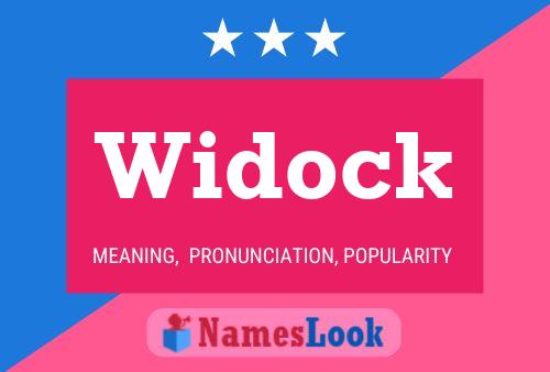 Póster del nombre Widock