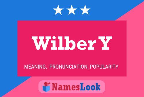 Póster del nombre Wilber Y