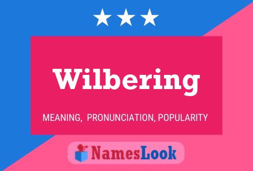 Póster del nombre Wilbering