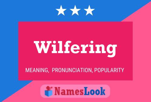 Póster del nombre Wilfering