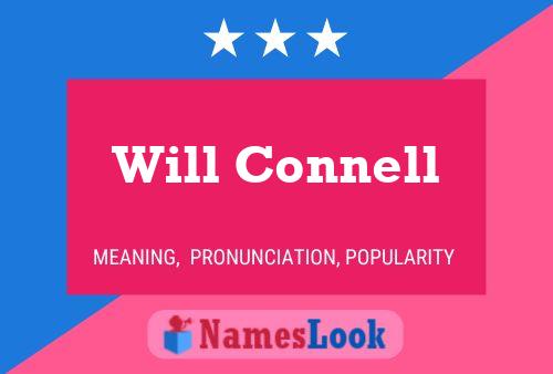 Póster del nombre Will Connell