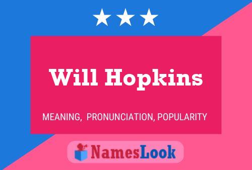 Póster del nombre Will Hopkins