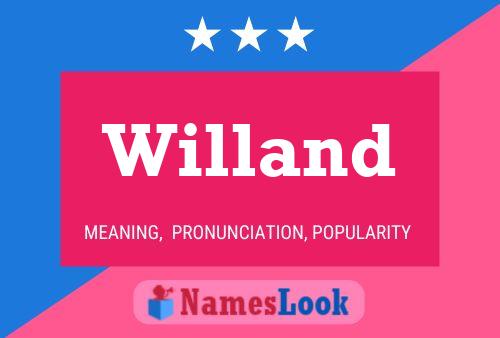 Póster del nombre Willand