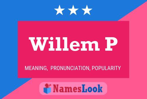 Póster del nombre Willem P