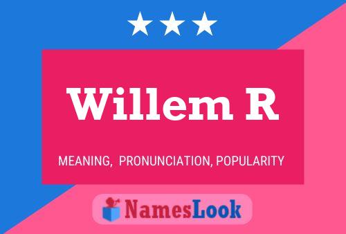 Póster del nombre Willem R