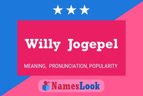 Póster del nombre Willy  Jogepel