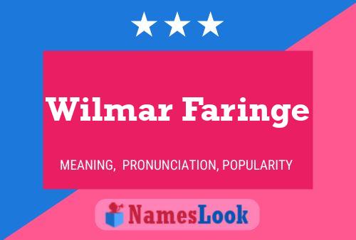 Póster del nombre Wilmar Faringe