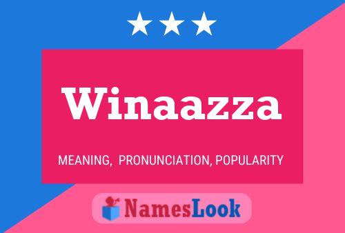 Póster del nombre Winaazza