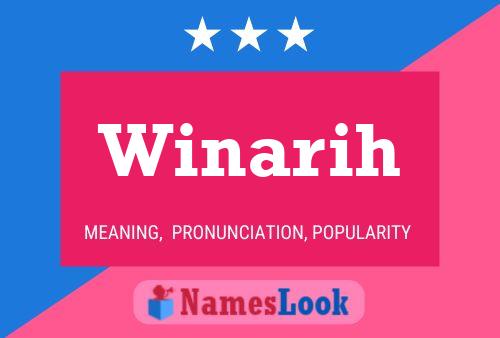 Póster del nombre Winarih