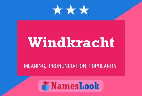 Póster del nombre Windkracht