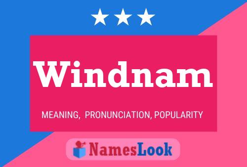 Póster del nombre Windnam