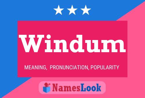 Póster del nombre Windum