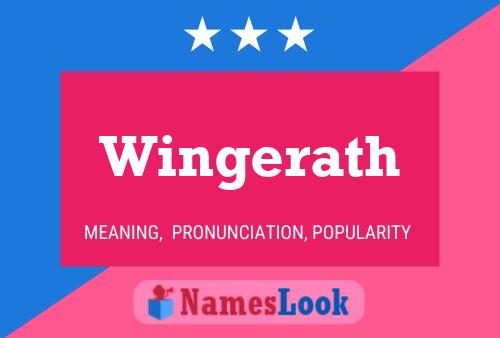 Póster del nombre Wingerath