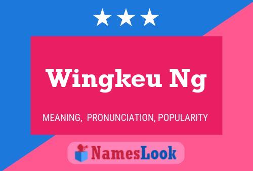 Póster del nombre Wingkeu Ng