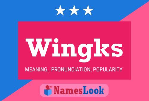 Póster del nombre Wingks