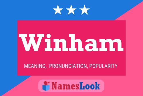 Póster del nombre Winham