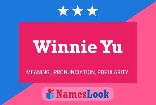 Póster del nombre Winnie Yu